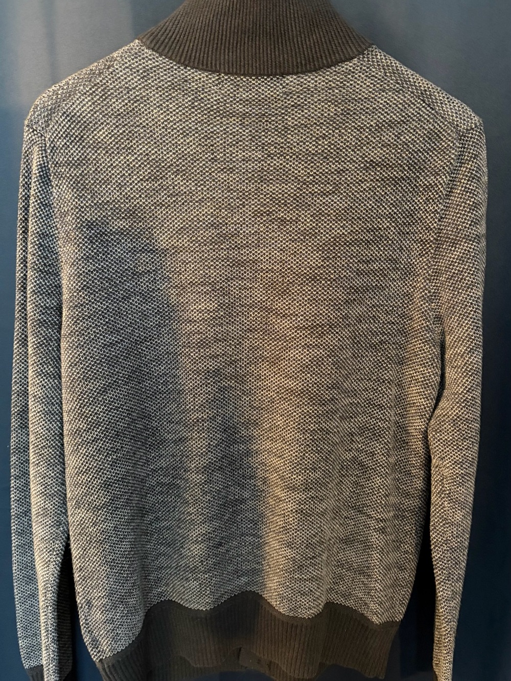 Brooks Brothers Navy Cotton Cashmere Blend Cardigan - Men’s Size Medium - Picture 2 of 5